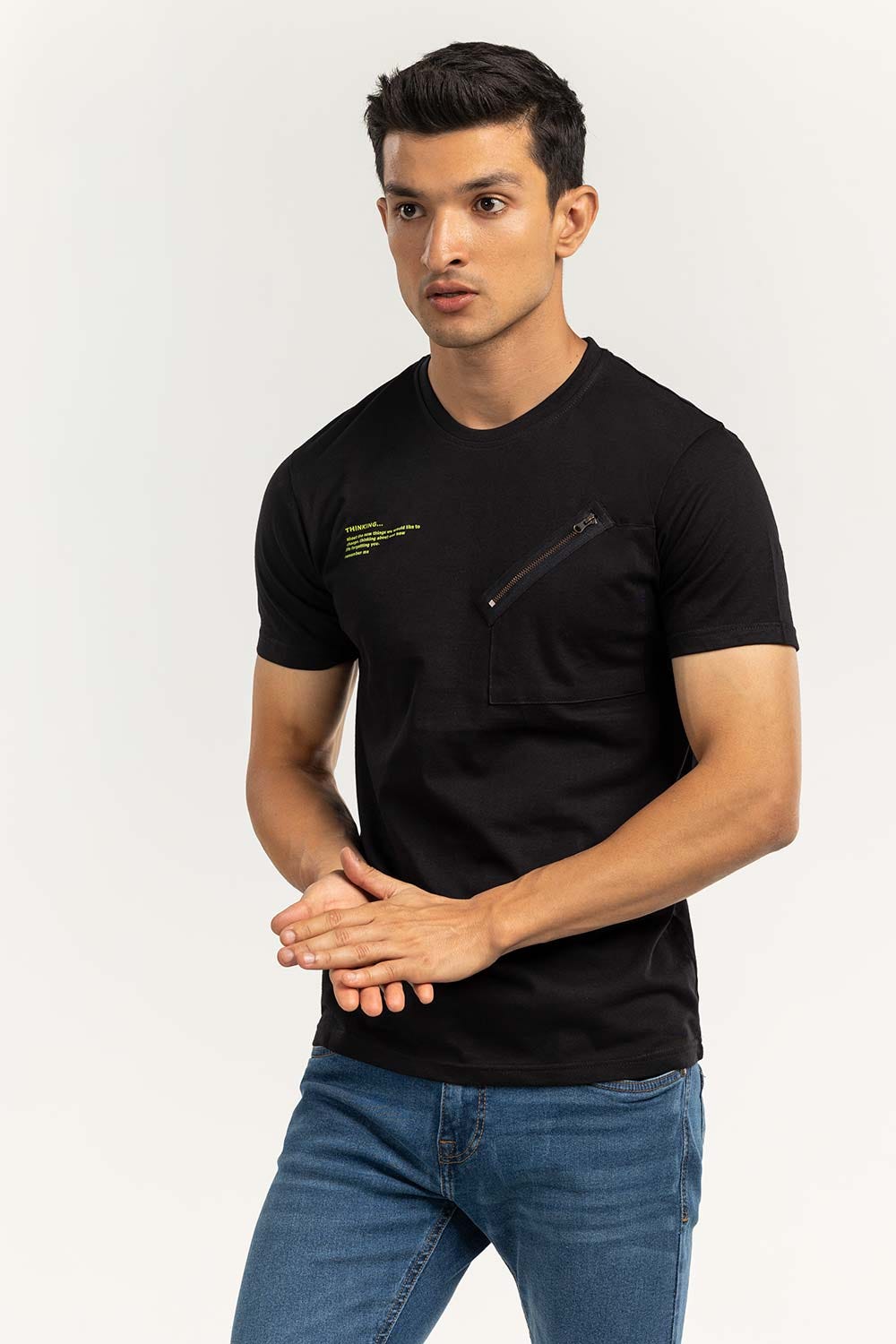 Black Fashion Tees JGP-D296