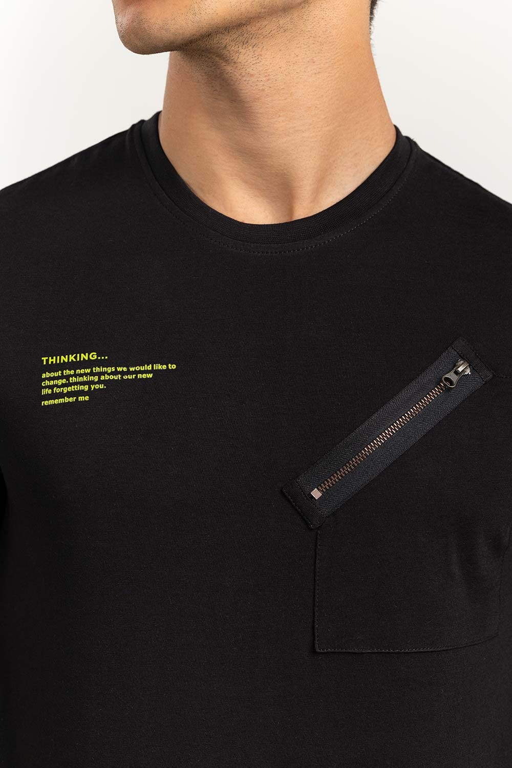 Black Fashion Tees JGP-D296