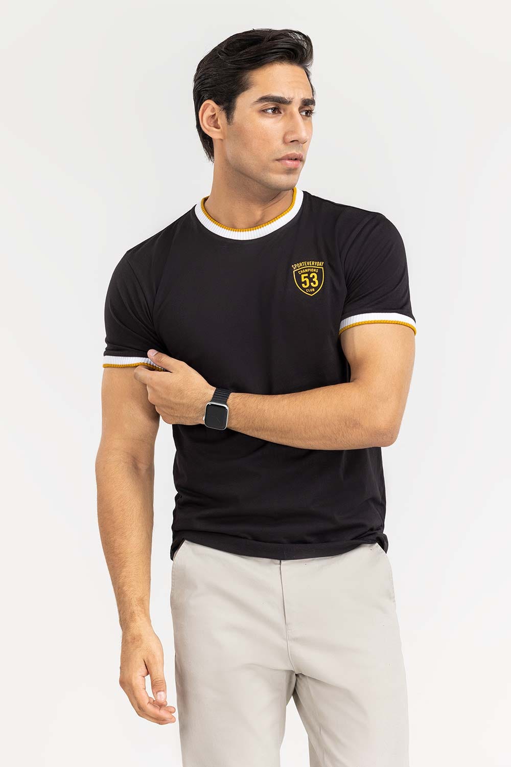 Black Fashion Tees TS-FSJ22-057