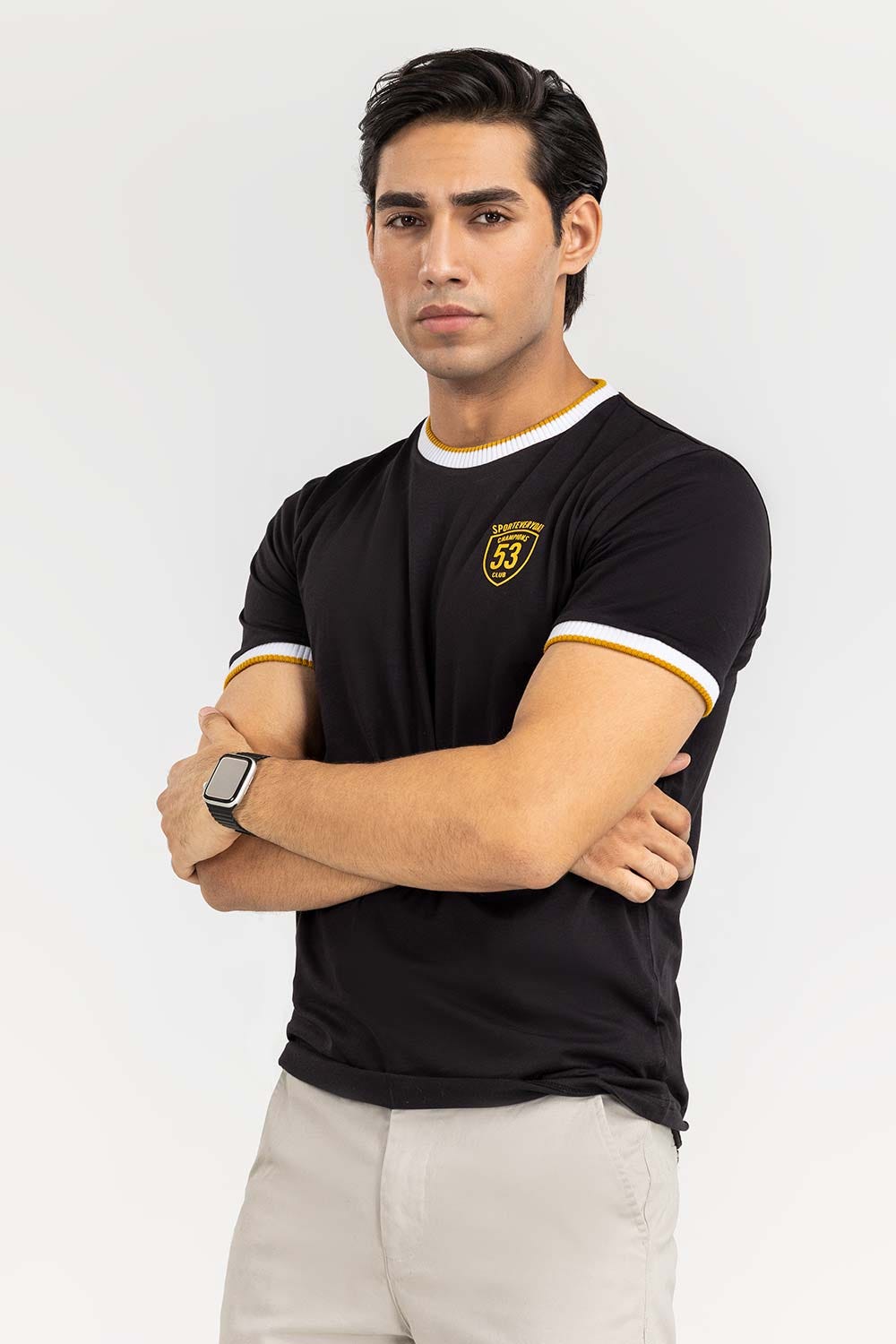 Black Fashion Tees TS-FSJ22-057