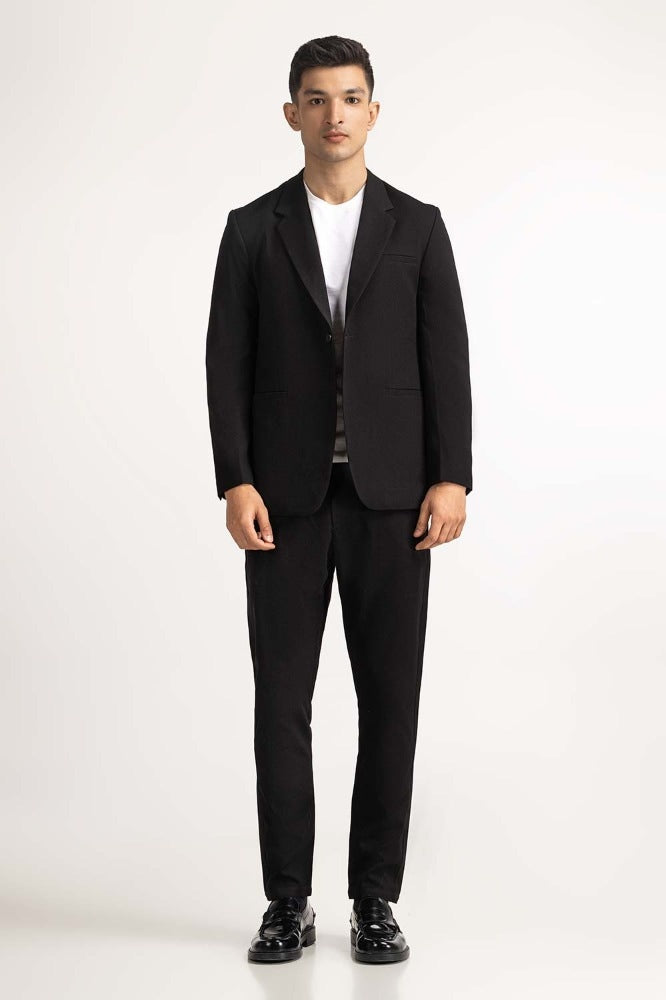 Black Formal Blazer BLAZER MN-BLZ-WS23-001