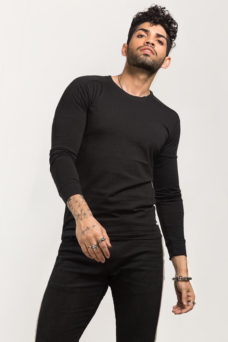 Black Graphic Tee FS-JGP-URB-D29