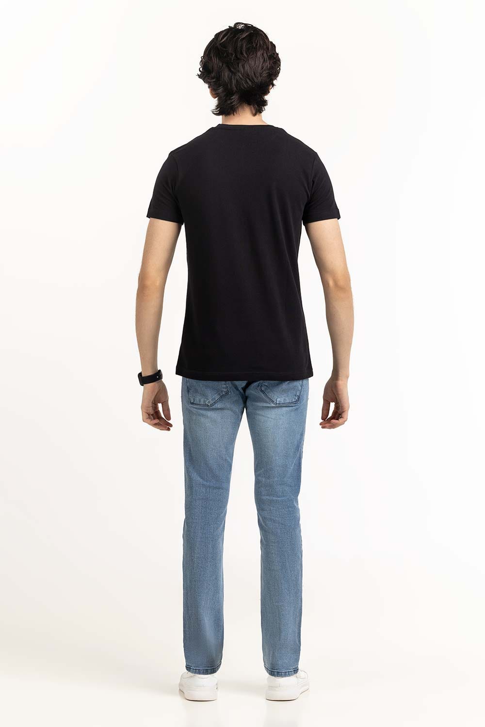 Black Graphic Tee TS-CNPK23-257