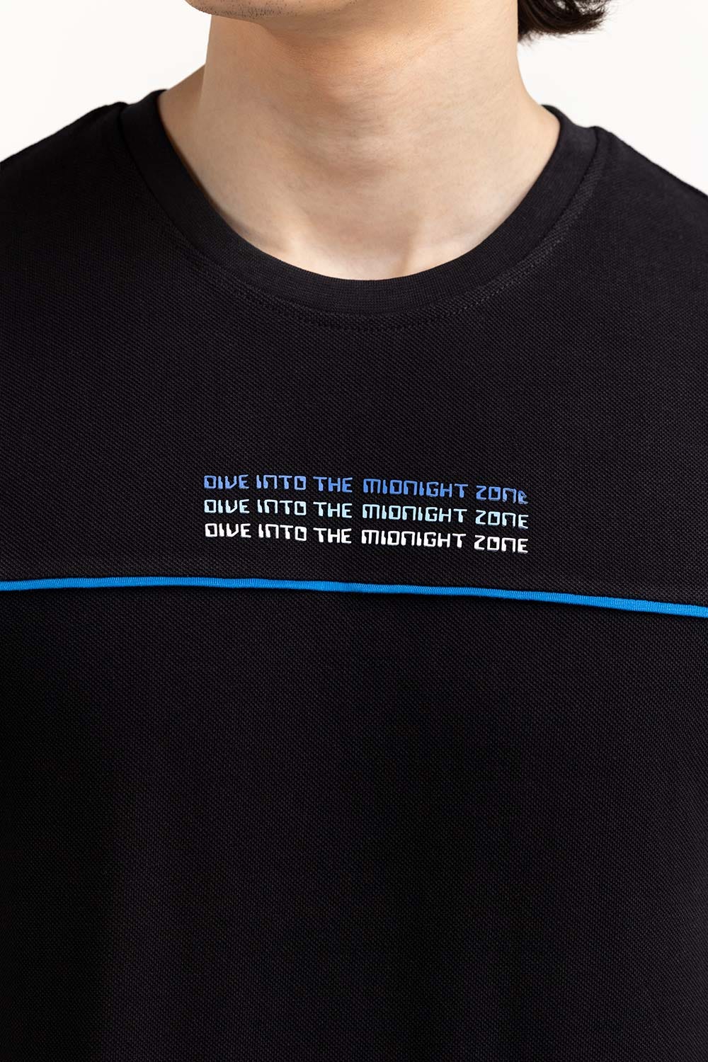 Black Graphic Tee TS-CNPK23-257