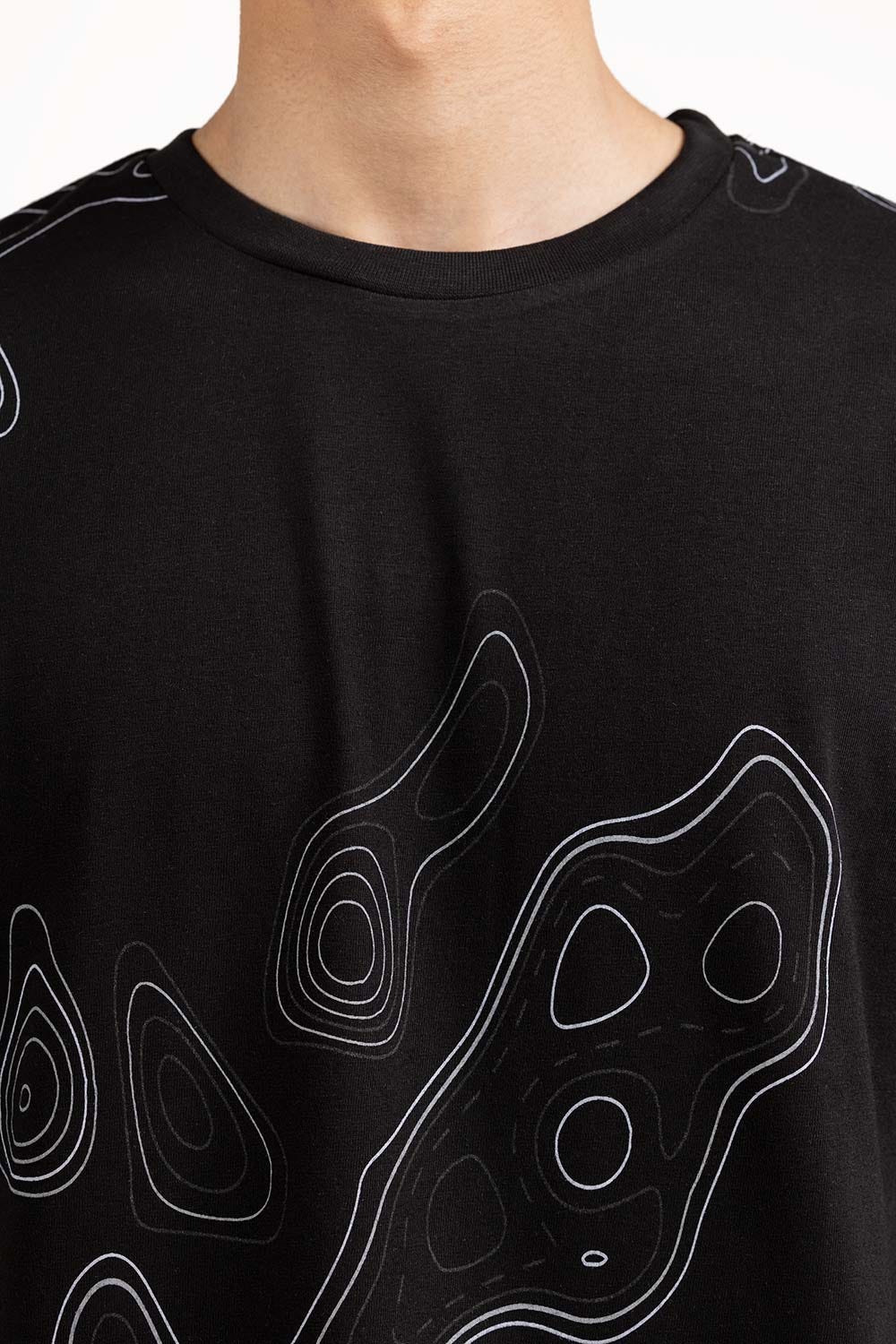 Black Graphic Tee TS-CNSJ23-117