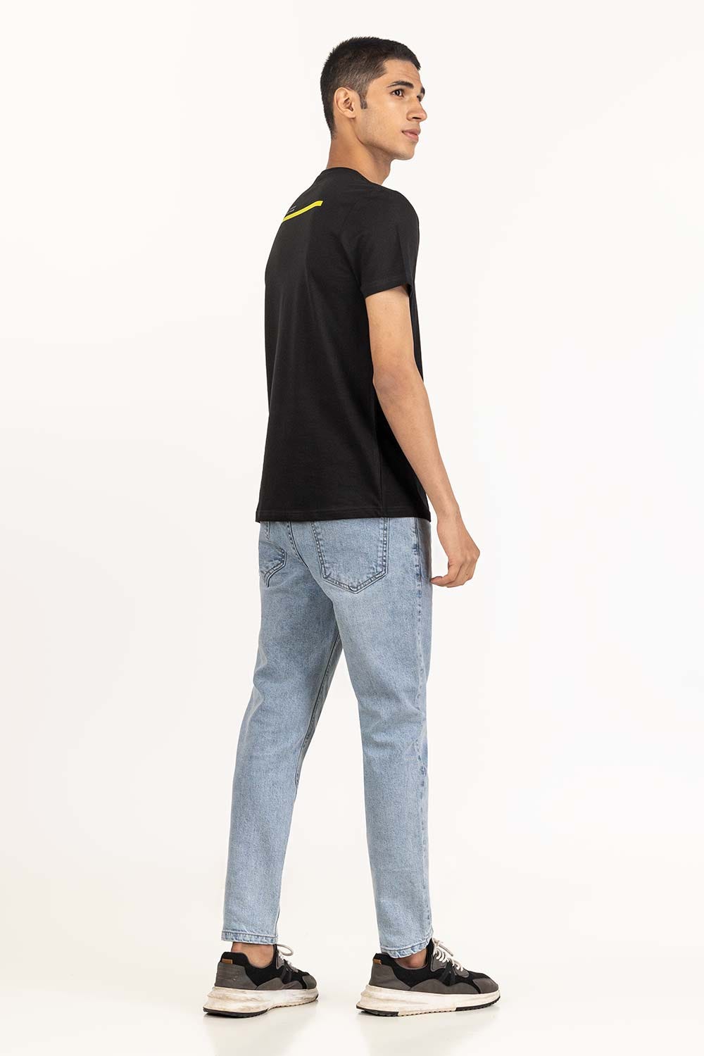 Black Graphic Tee TS-CNSJ23-216