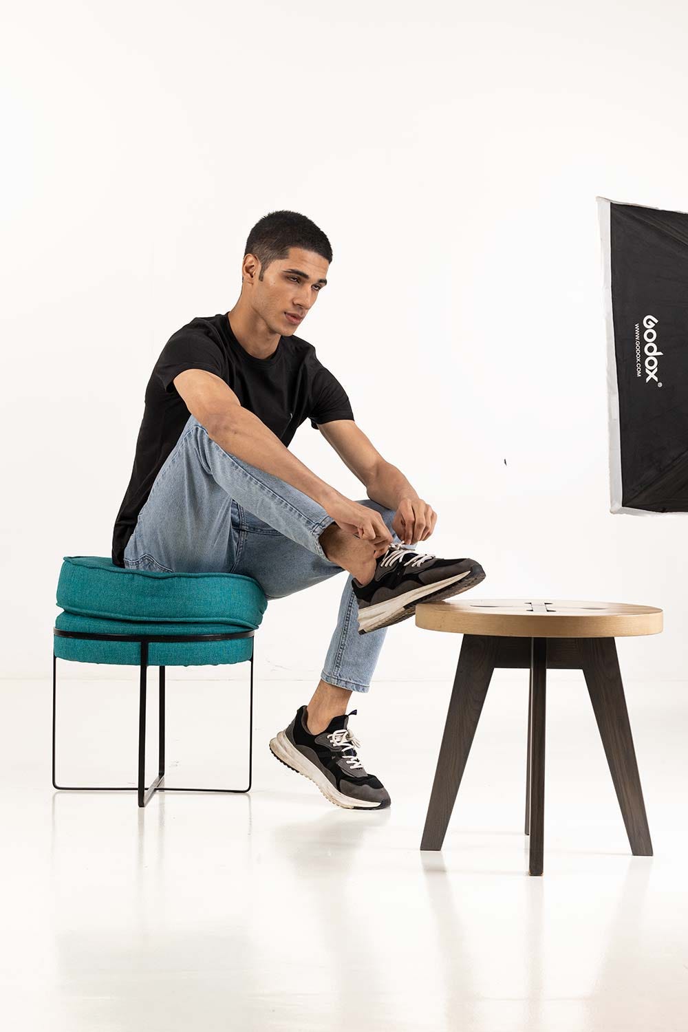 Black Graphic Tee TS-CNSJ23-216