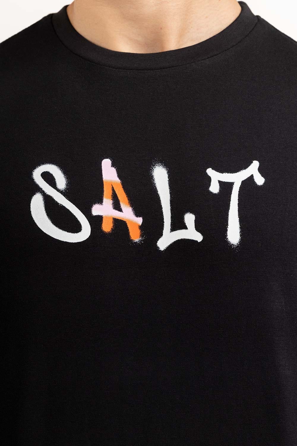 Black Graphic Tees TS-CNSJ23-097