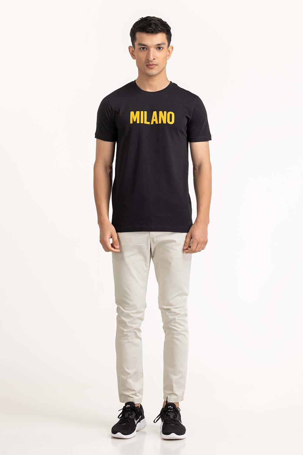 Black Grapic Tee TS-CNSJ23-266