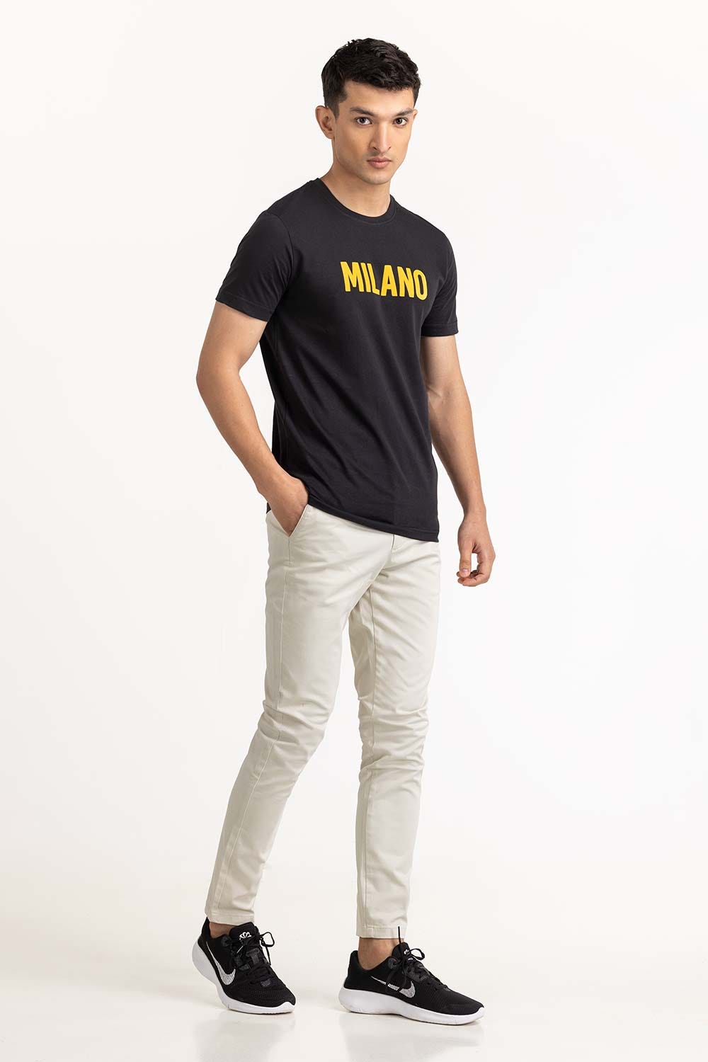 Black Grapic Tee TS-CNSJ23-266