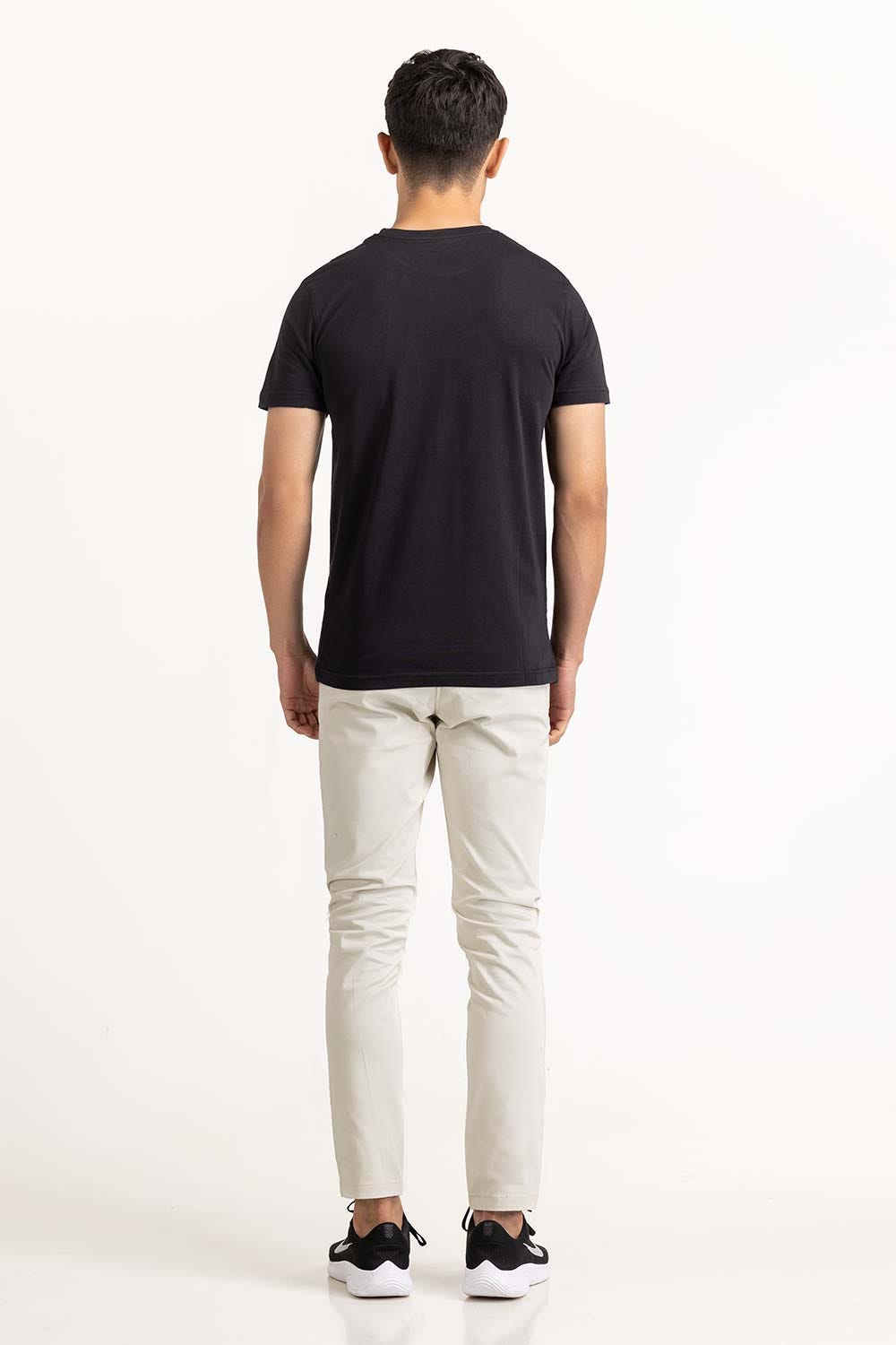 Black Grapic Tee TS-CNSJ23-266