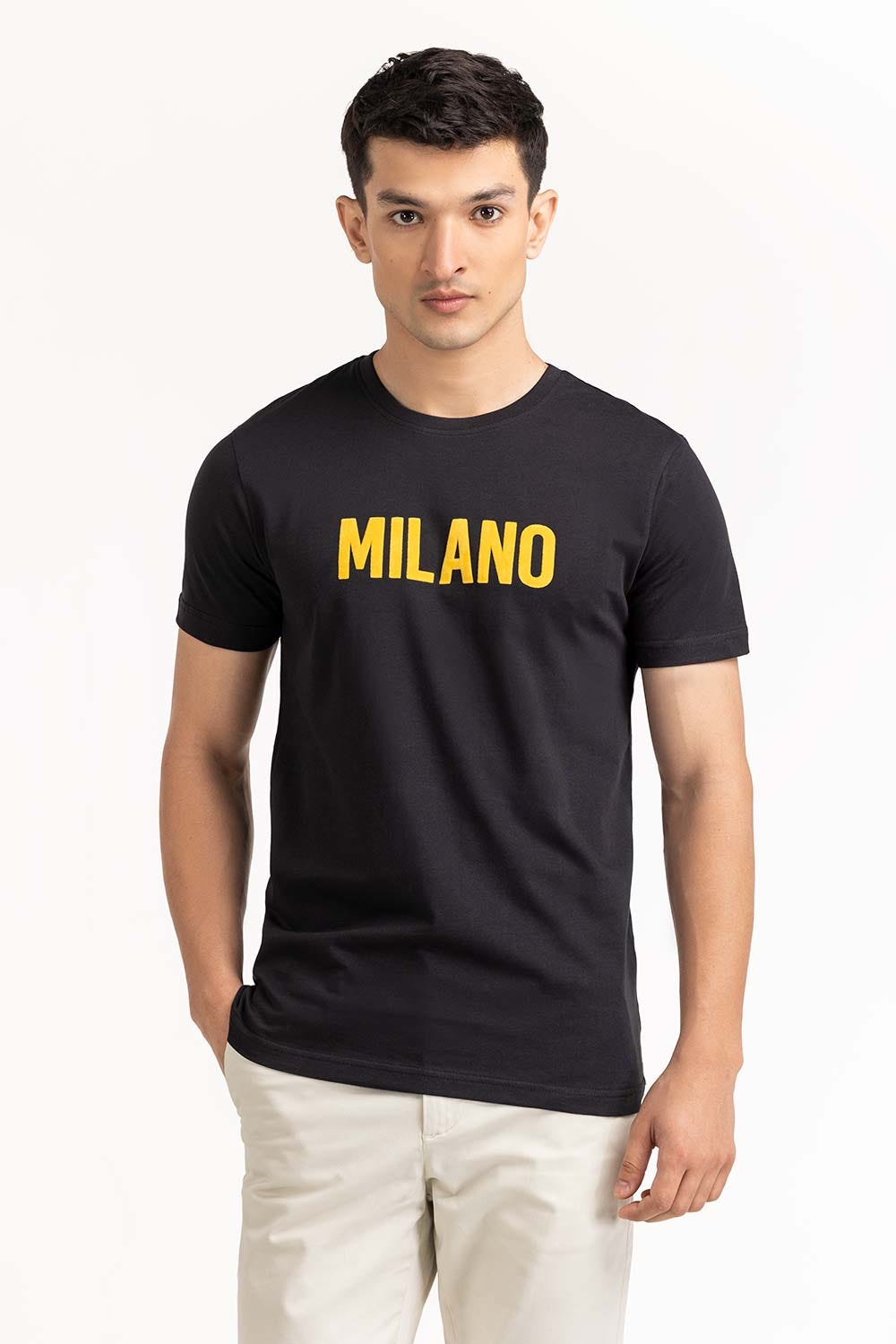 Black Grapic Tee TS-CNSJ23-266