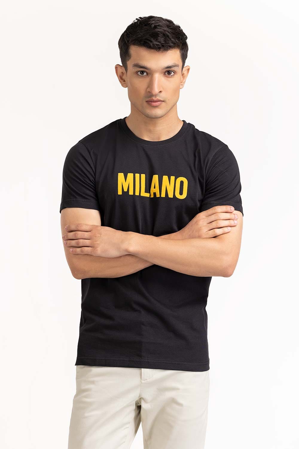 Black Grapic Tee TS-CNSJ23-266