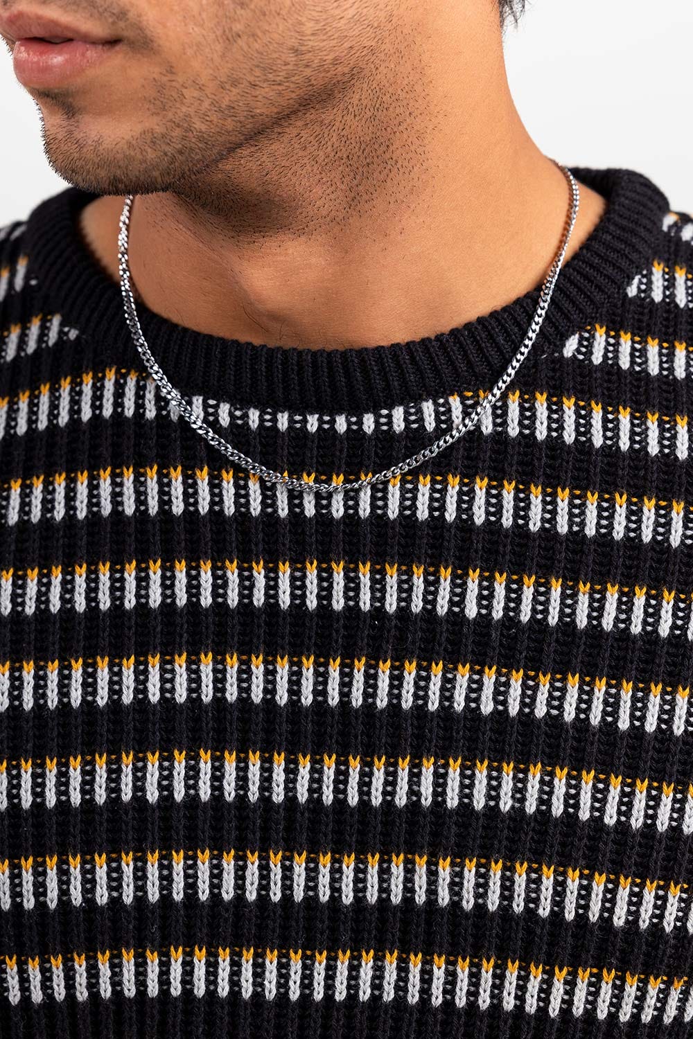 Black Grey Fashion Sweater FS-SWT-FD-359-01