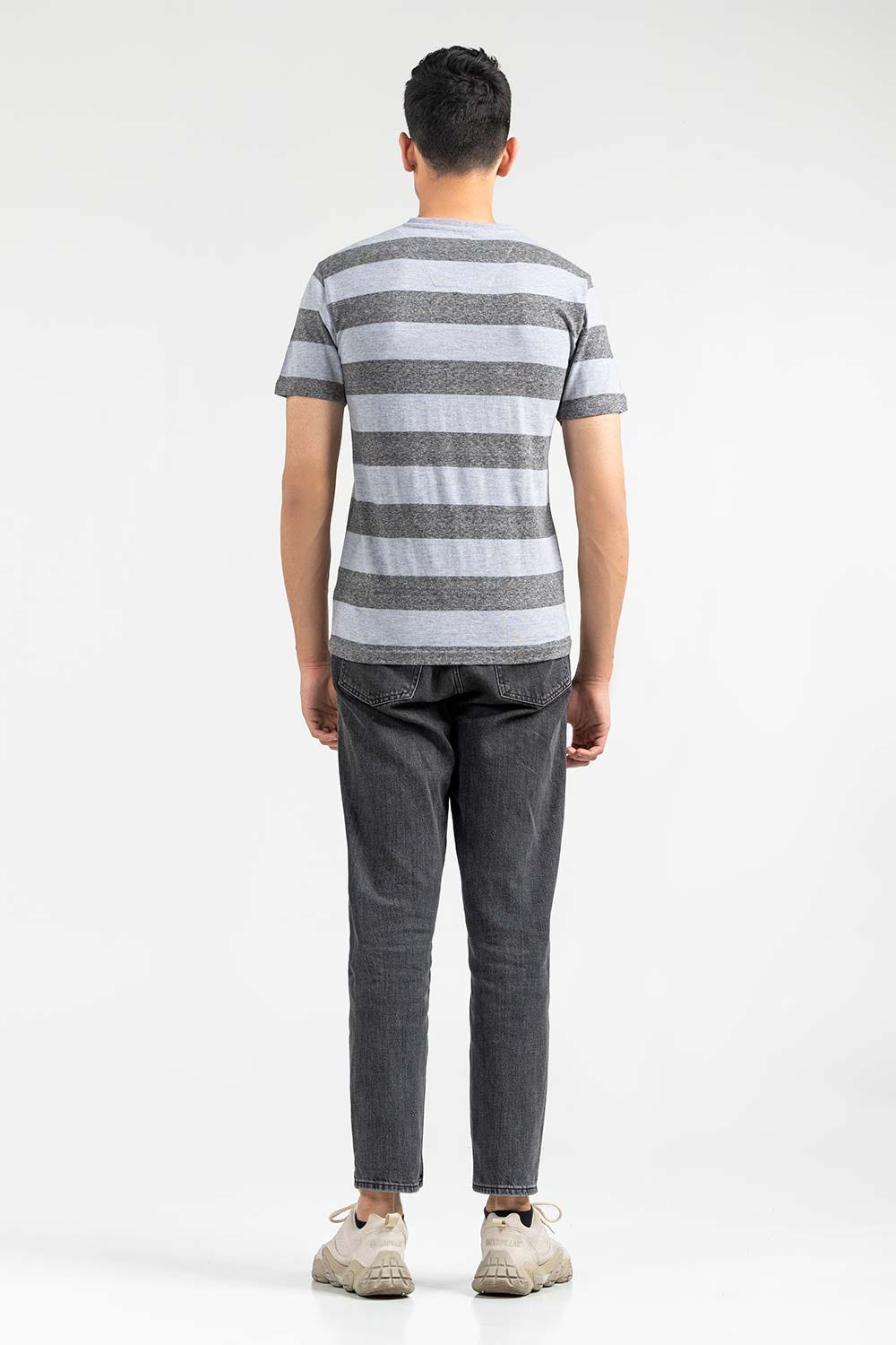 Black Grey Fashion T-shirt YD-TEE-D26