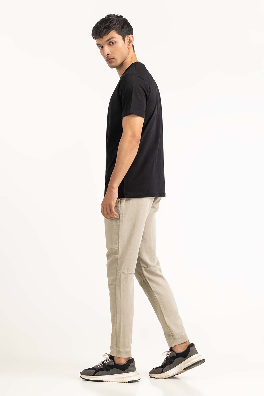 Black Grey Graphic Tees TS-CNSJ23-102