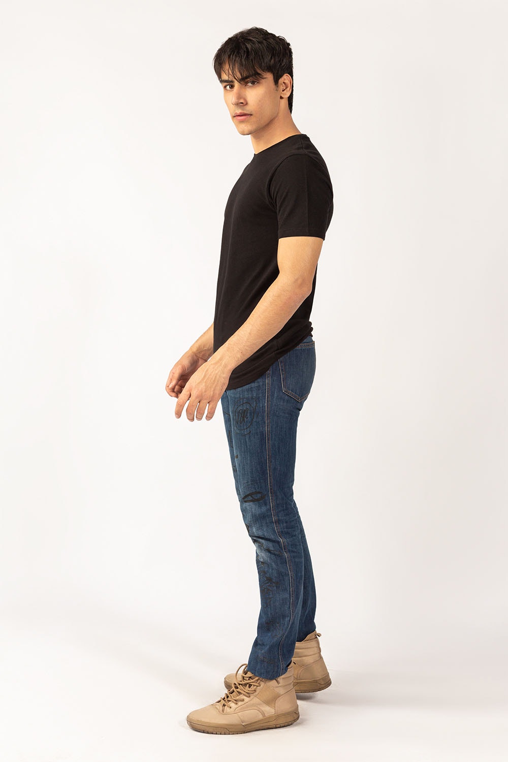 Pack of 2 BLACK & GREY T-Shirt JCN-SIG-005