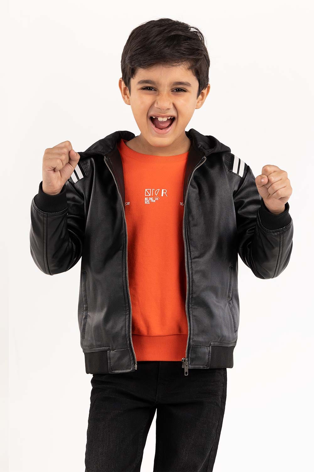 Junior Boy Black Jacket 224-310-020