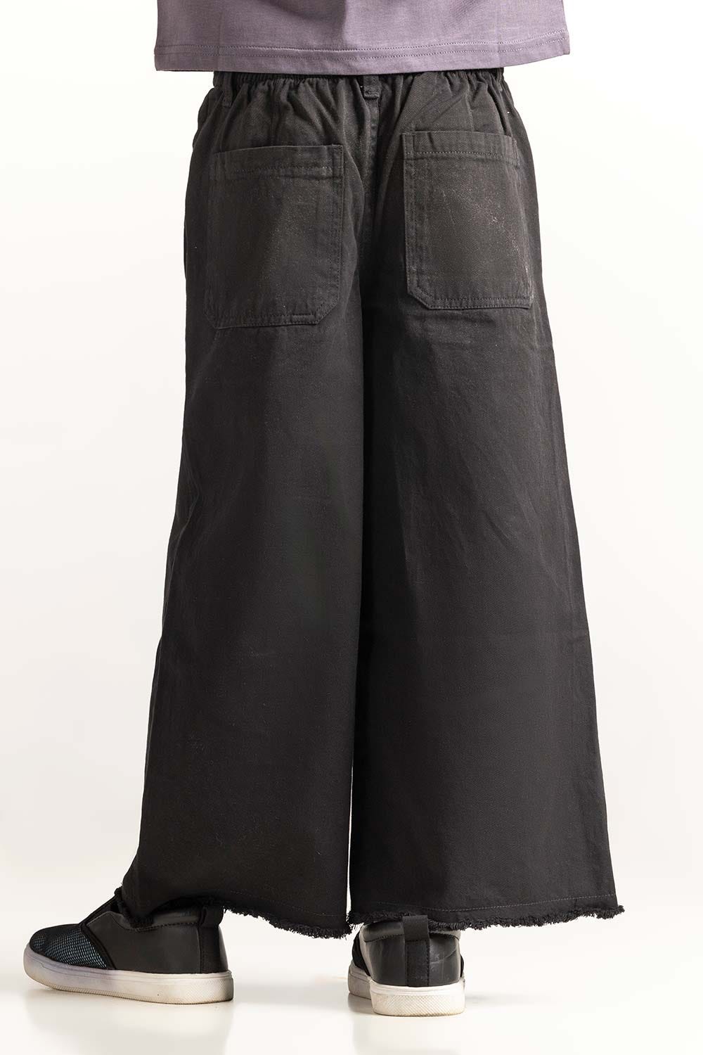 Black Junior Girl Non Denim Trouser JG-NDJ-SS24-004