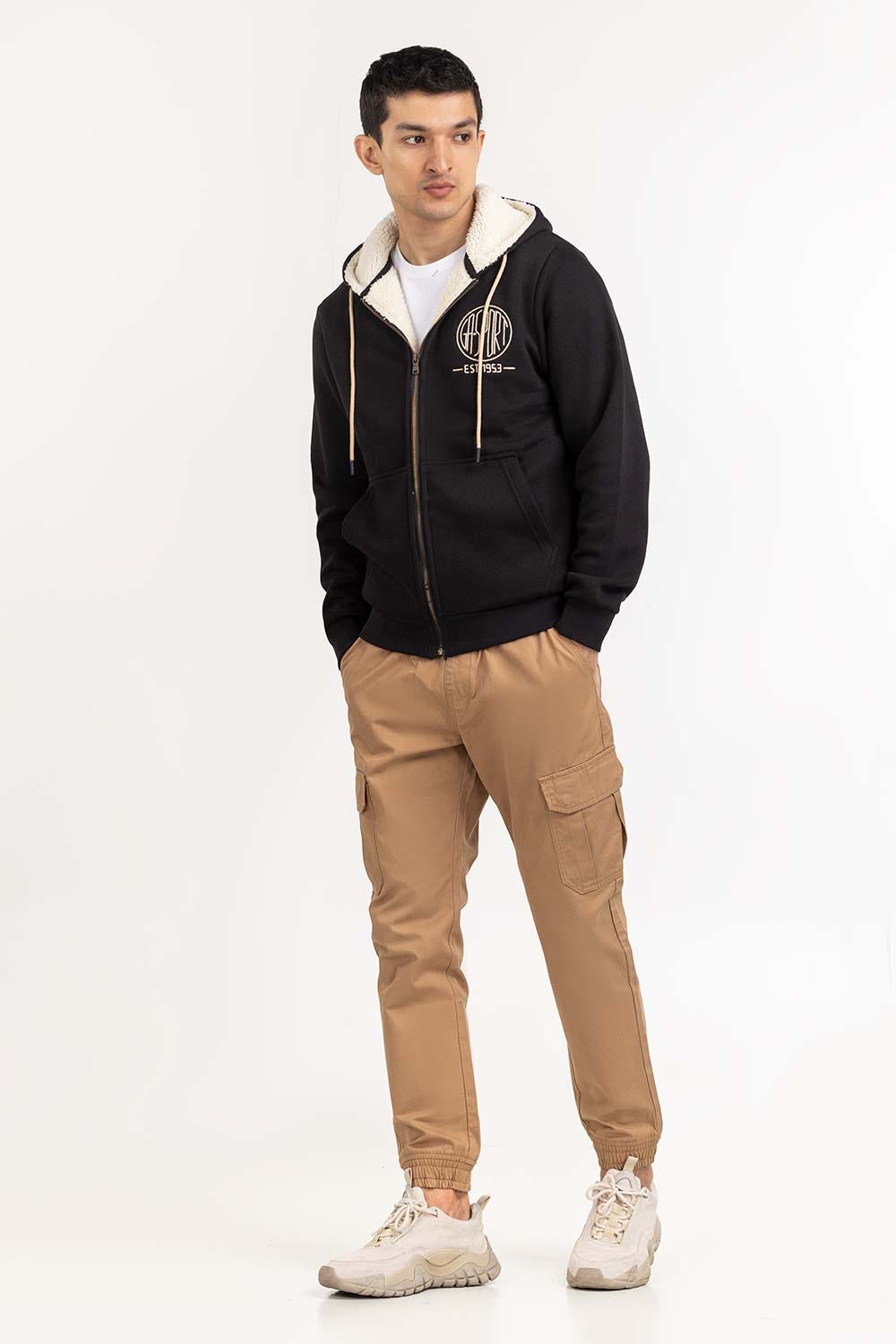 Black Knitted Jacket JKT-KNTHZ22-047