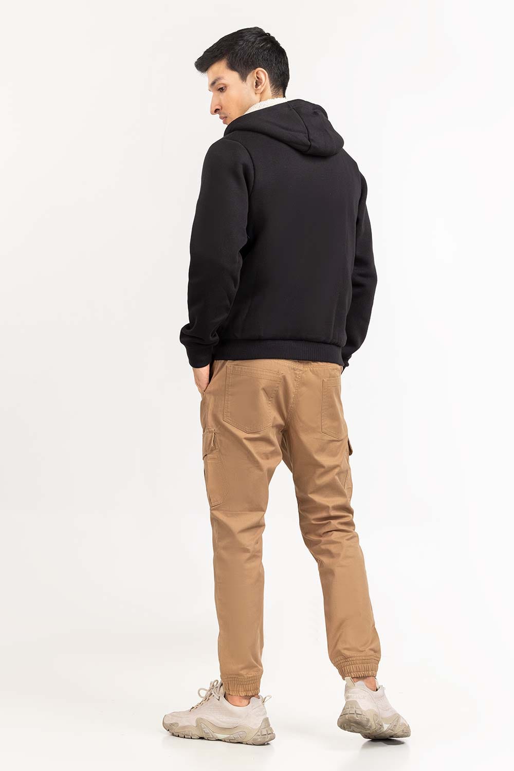 Black Knitted Jacket JKT-KNTHZ22-047