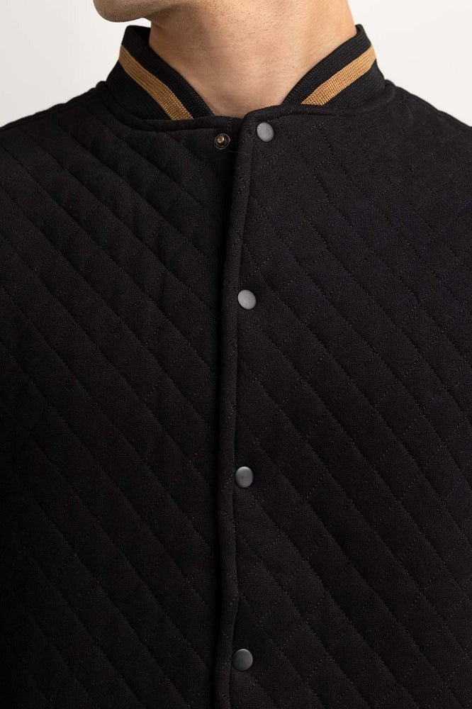 Black Knitted Jacket MN-KNJ-WS23-003