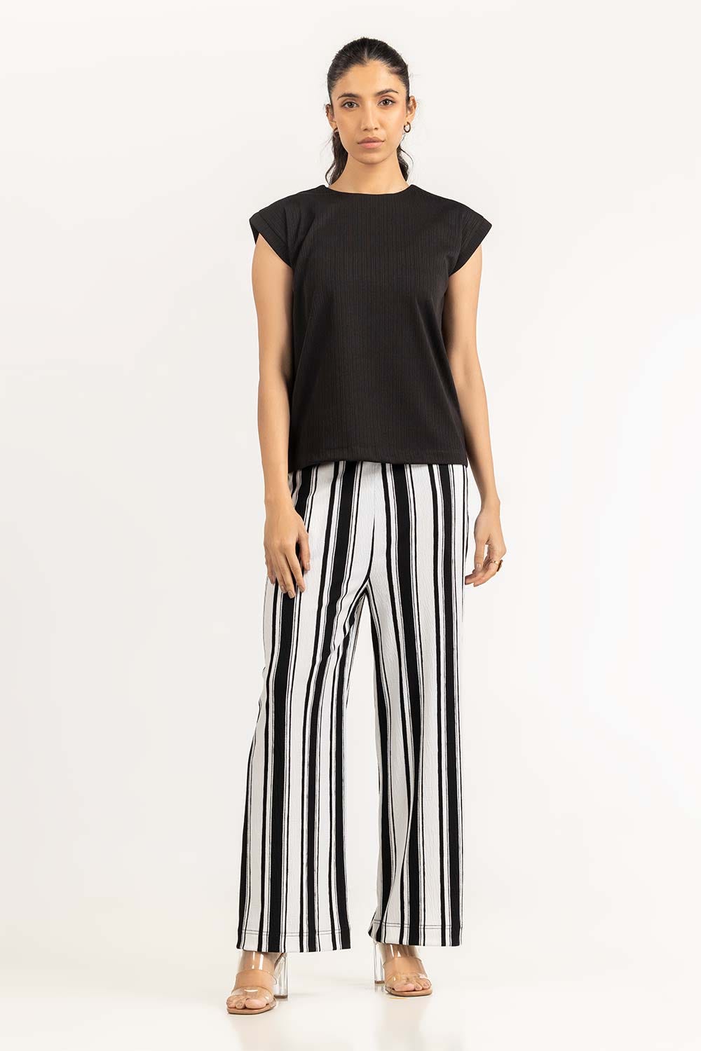 Black Knitted Top 231-213-209