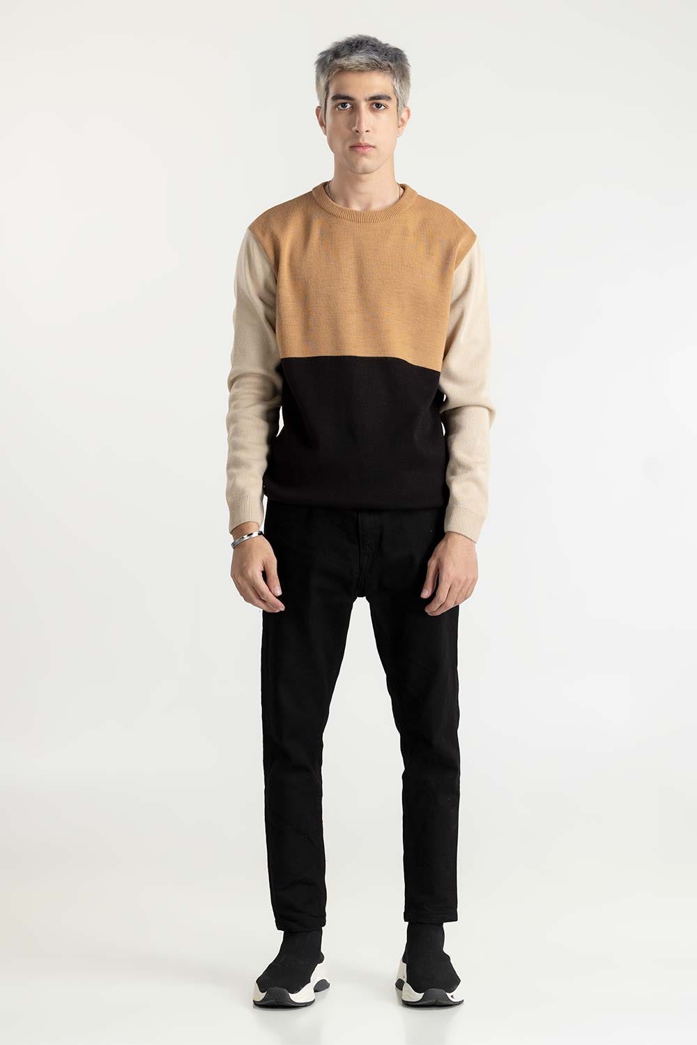 Color Block Sweater 224-111-044