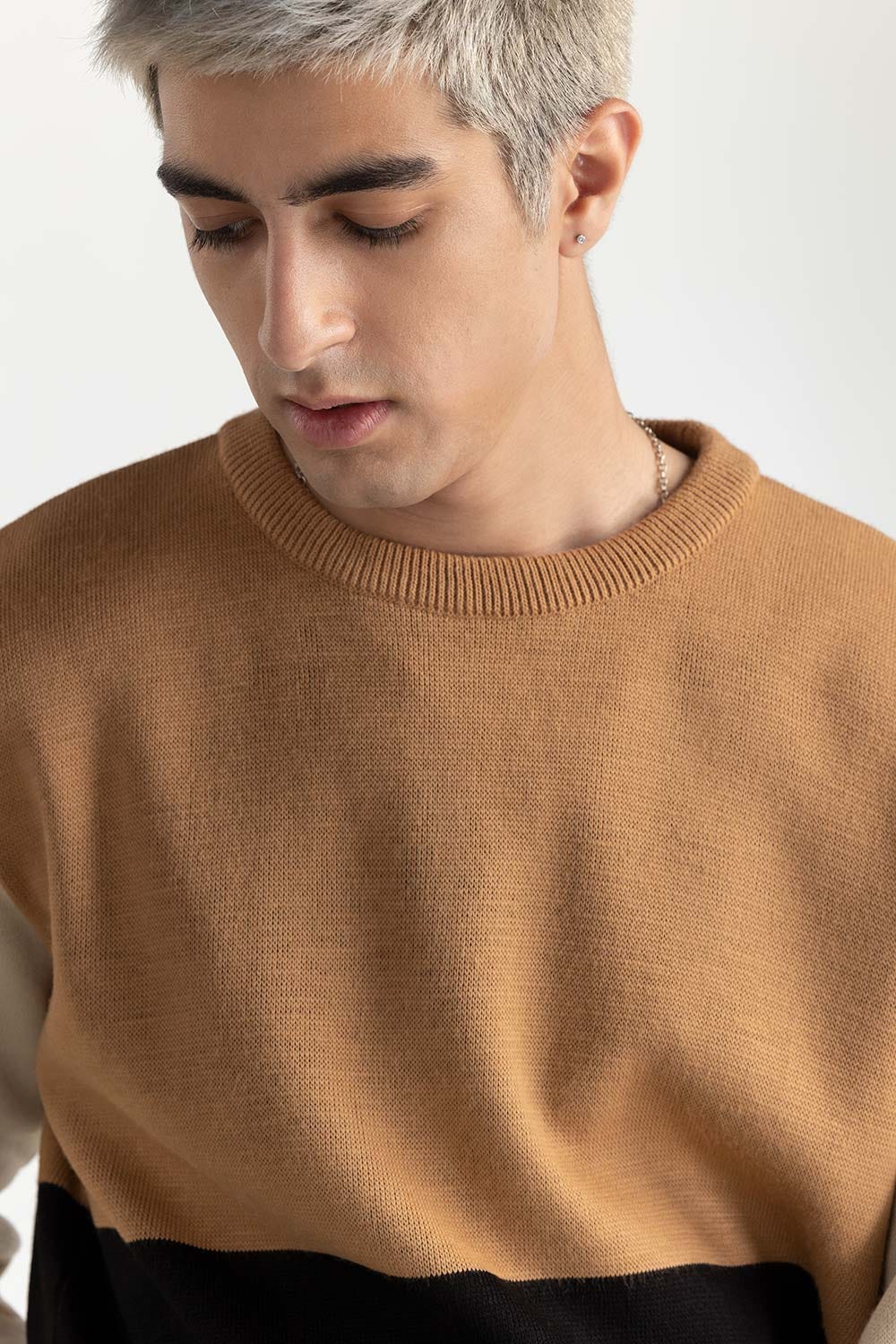 Color Block Sweater 224-111-044