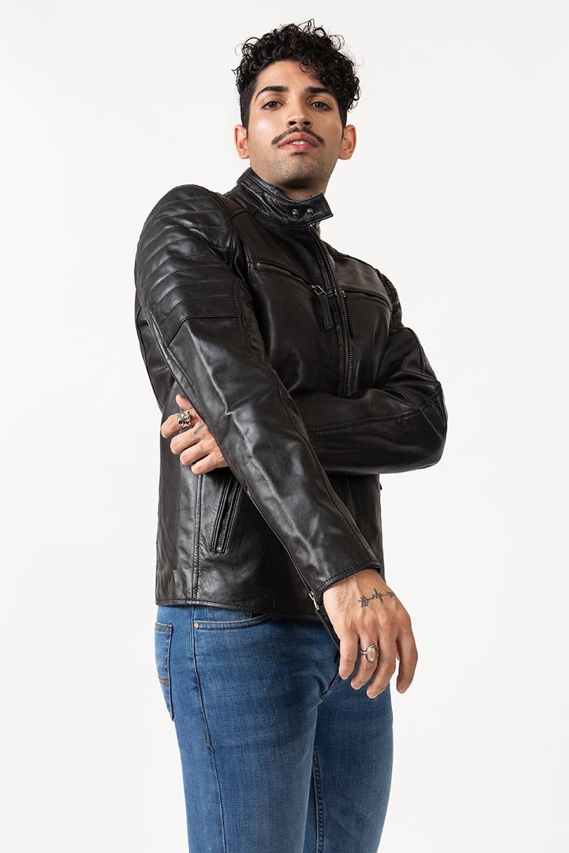 Black Jacket - JKT-LETH-D12-02