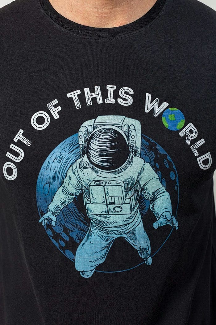 Black Lyrca T-shirt JGP-URB-D206