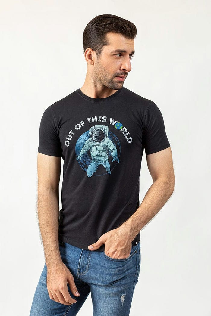 Black Lyrca T-shirt JGP-URB-D206