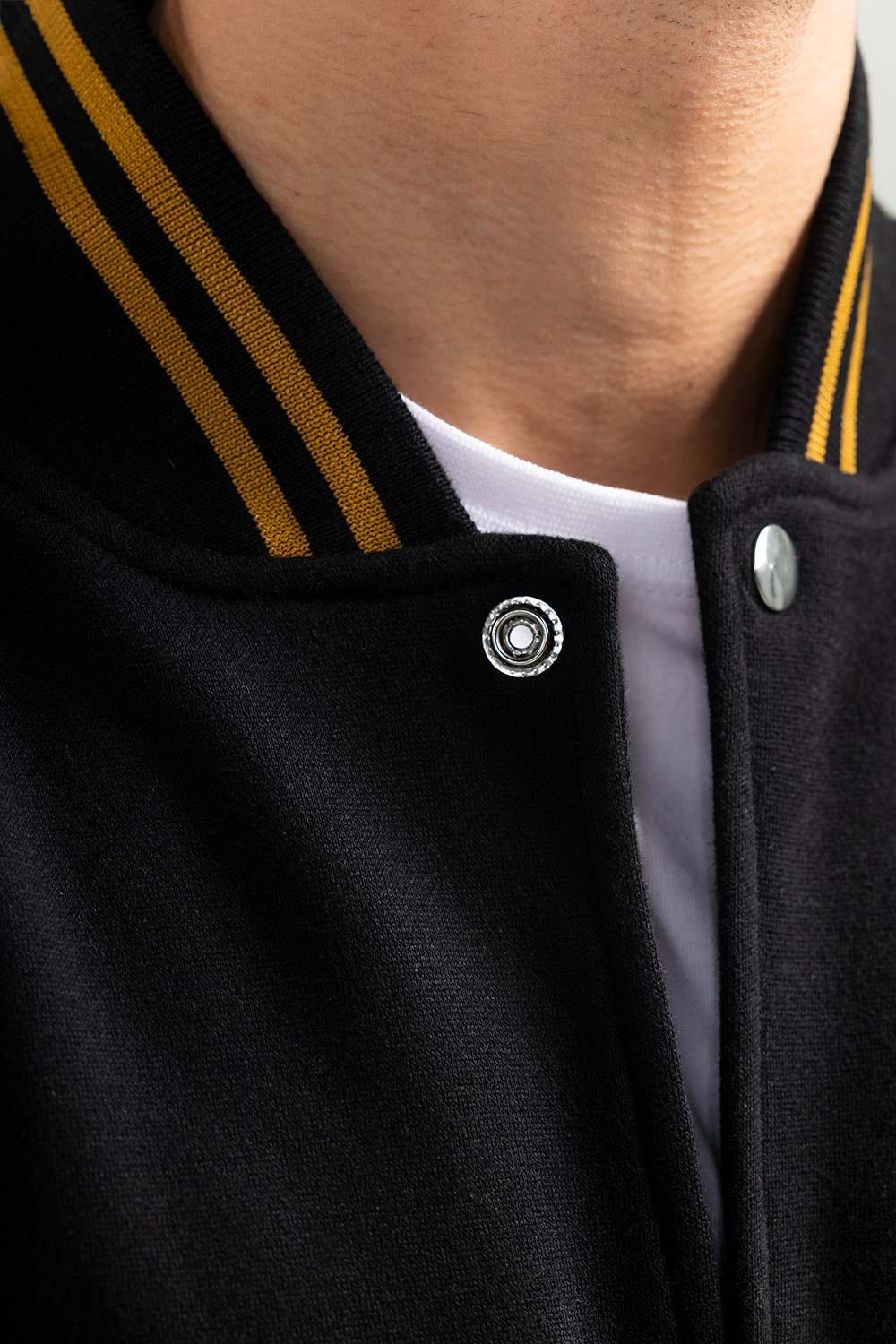 Black Mock Neck Zipper Jacket JKT-MNZ-80-03