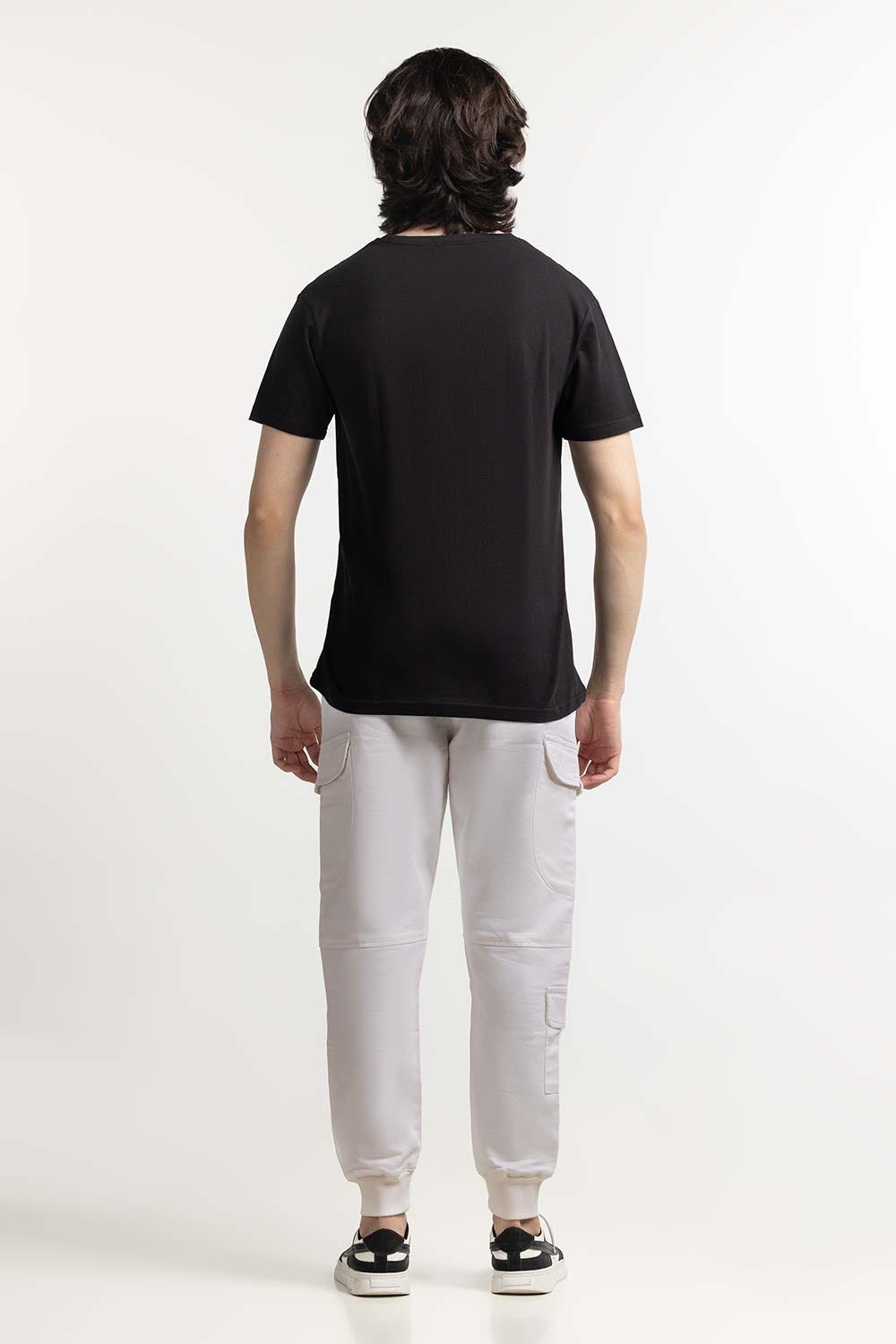 Black Pique Tee TS-CNPK24-070