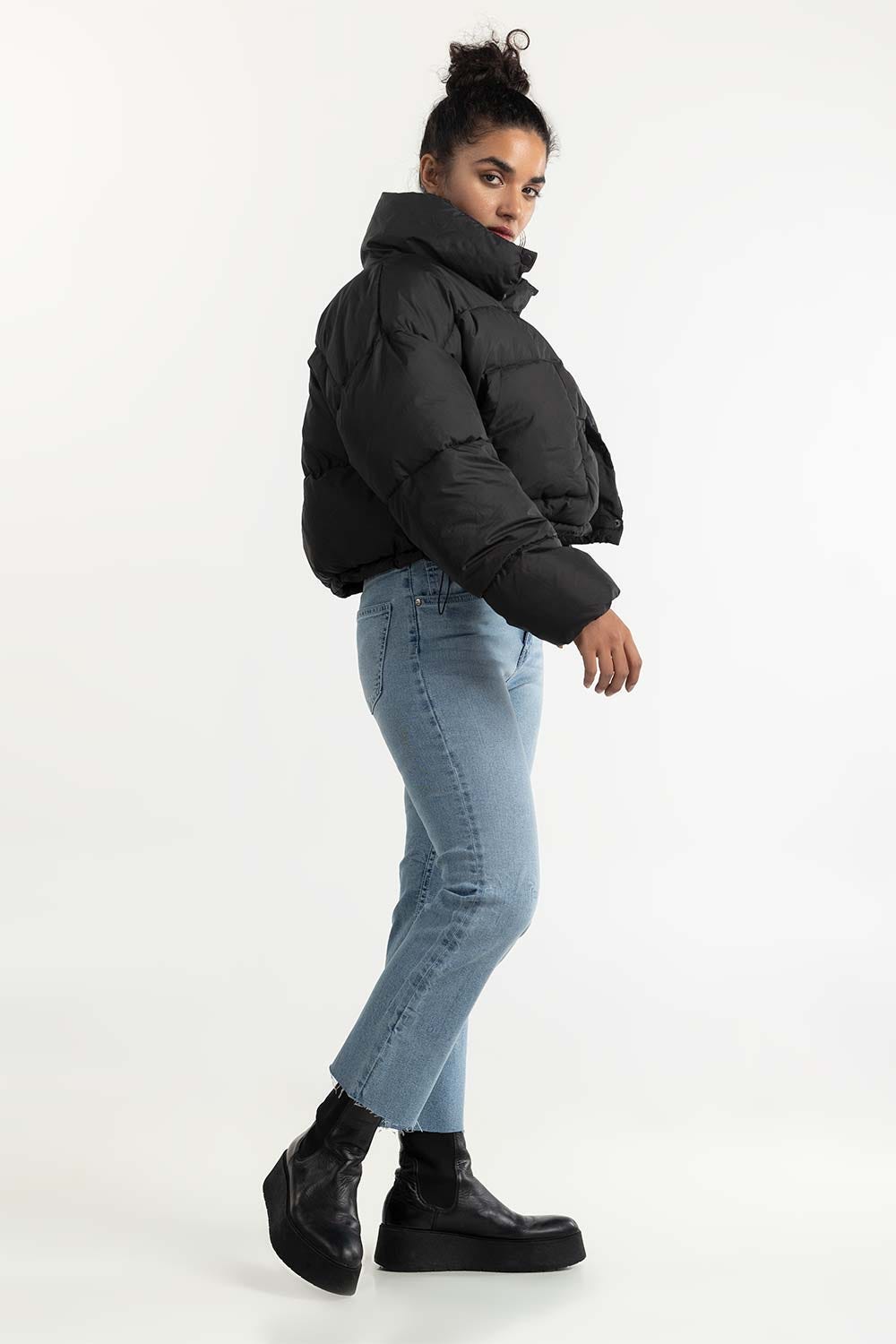 Black Puffer Jacket 224-210-003