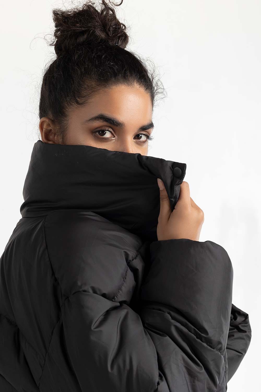 Black Puffer Jacket 224-210-003