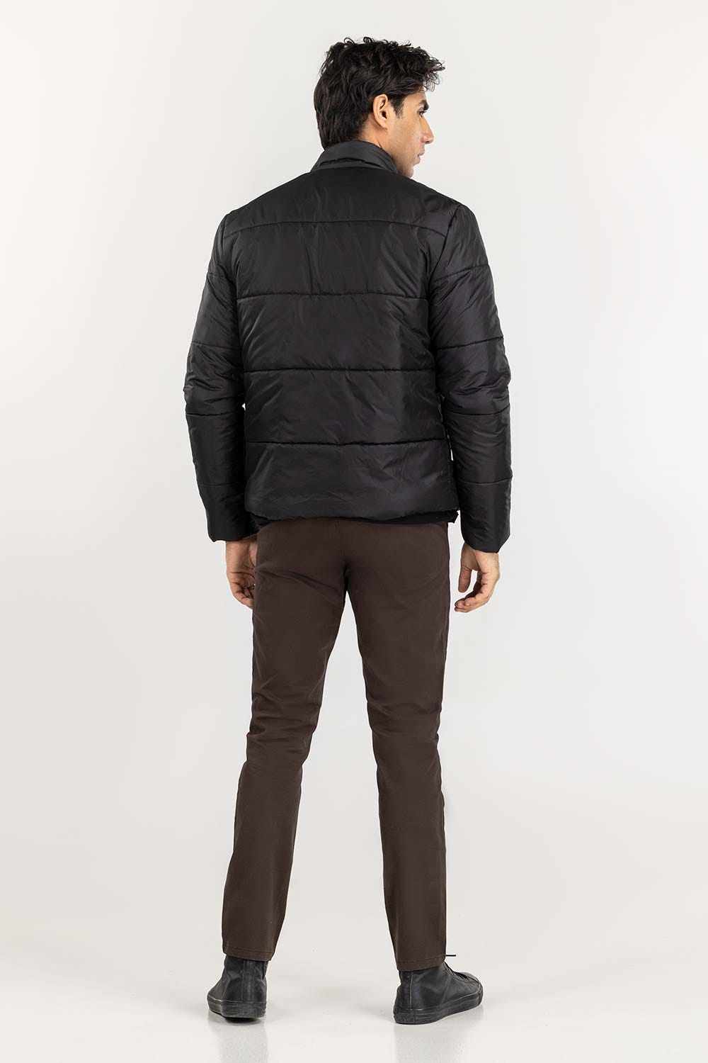 Black Puffer Jacket JKT-WOV22-018