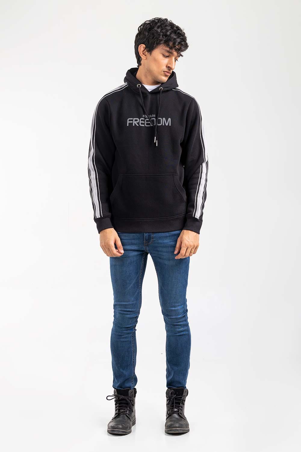 Black Pullover Hoddie JKT-POH-D18-03