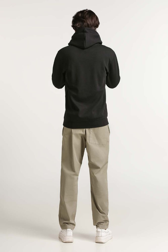 Black Pullover Hoodie MN-POH-WS23-011