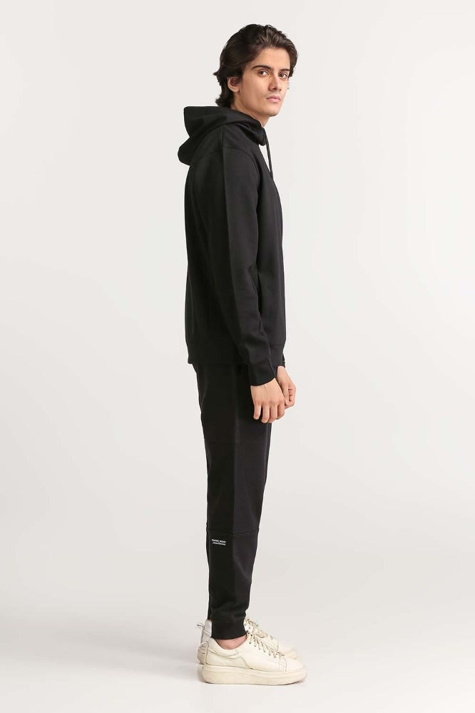 Black Pullover Hoodie MN-POH-WS23-016