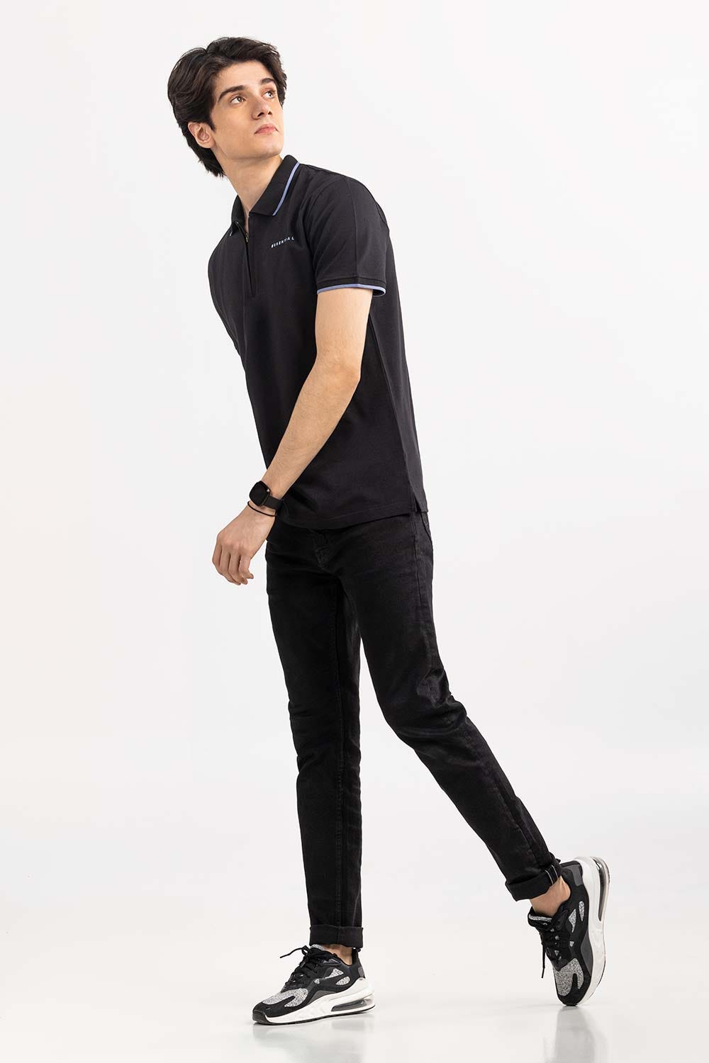 Black  Sport Polo PKP-SP-120