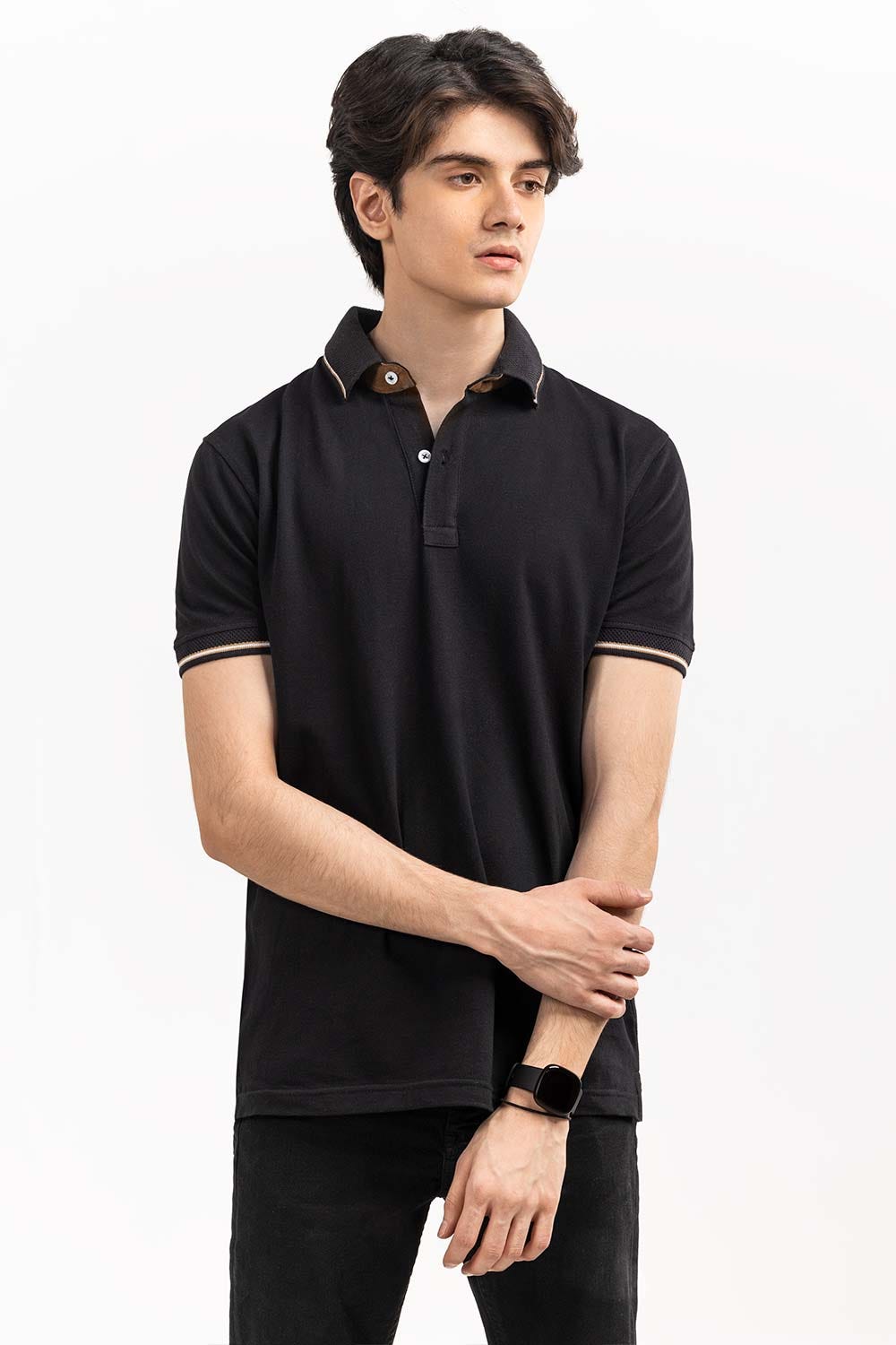 Black  Sport Polo PKP-SP-128