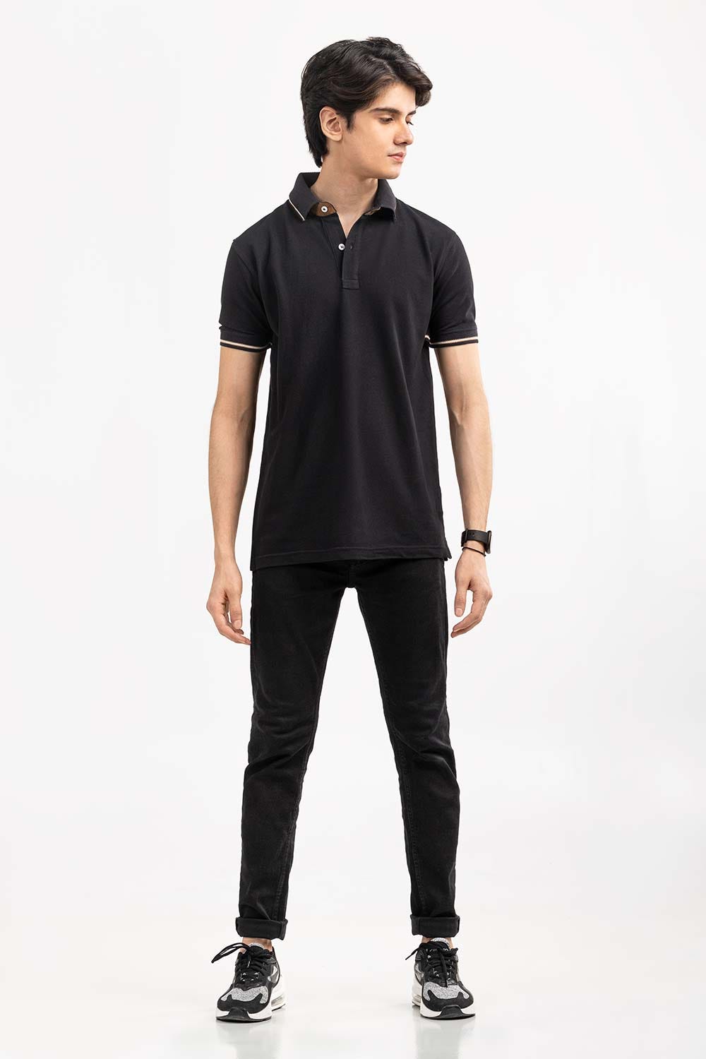 Black  Sport Polo PKP-SP-128