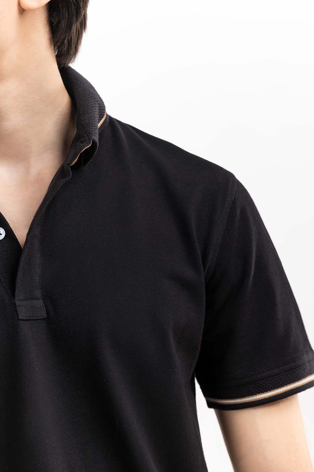 Black  Sport Polo PKP-SP-128