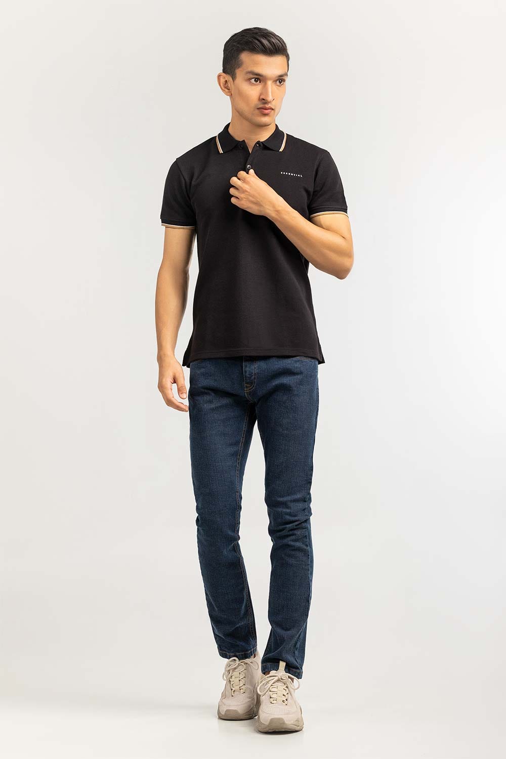 Black Sports Polo PKP-SP-111