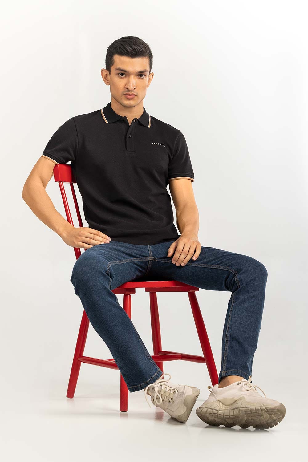 Black Sports Polo PKP-SP-111