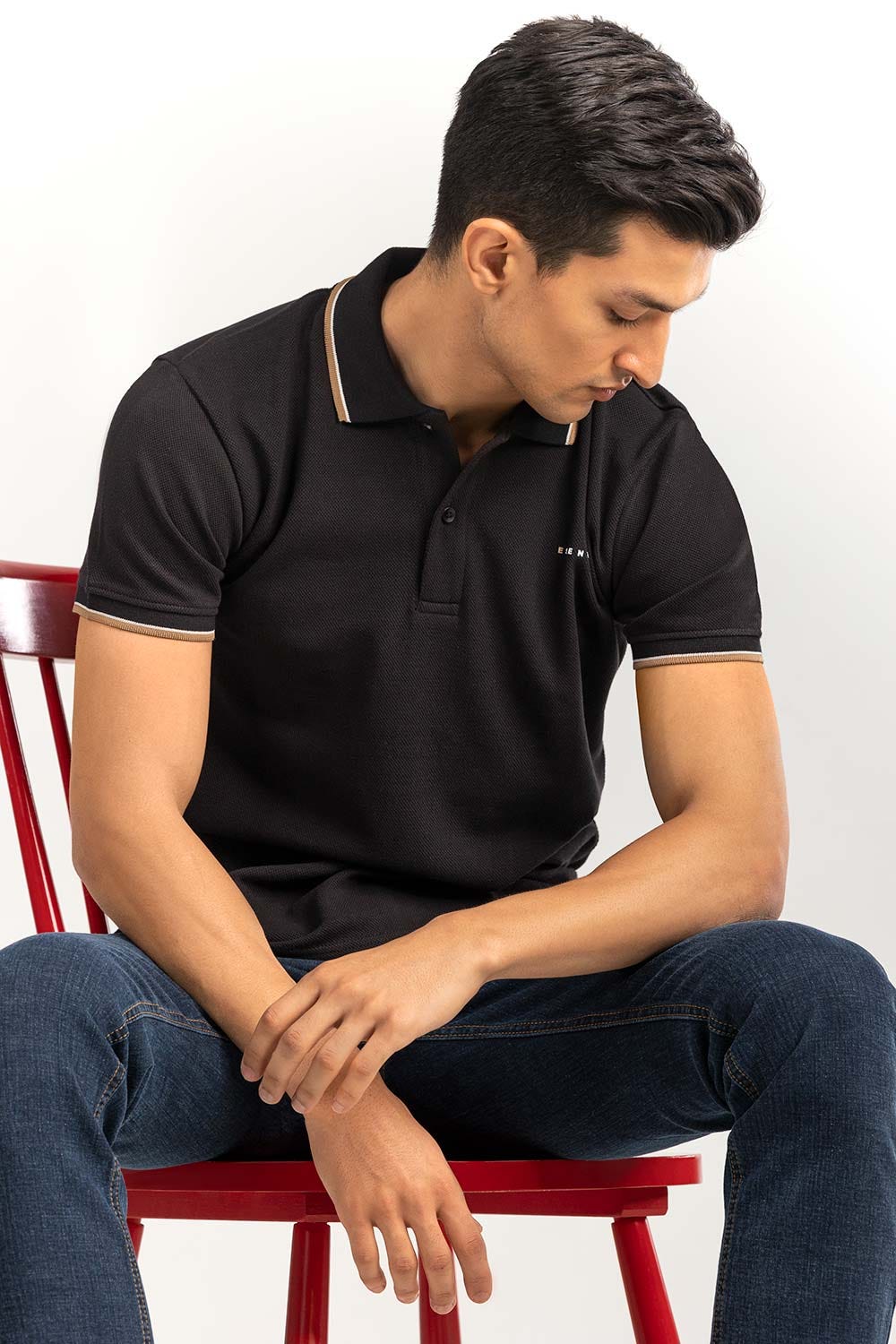 Black Sports Polo PKP-SP-111