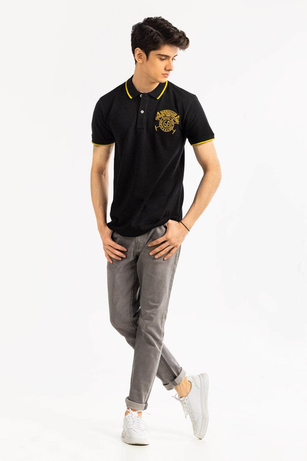 Black Sports Polo PKP-SP-122