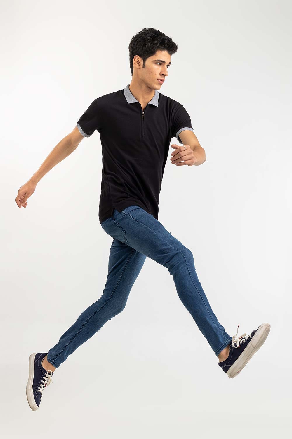 Black Sports Polo PKP-SP-140