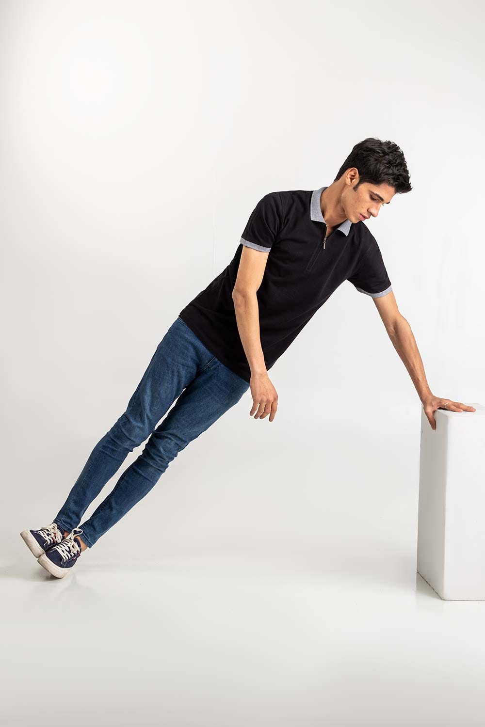 Black Sports Polo PKP-SP-140